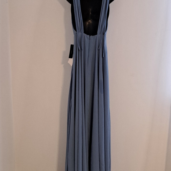 Lulu's Dance The Night Away Slaye Blue Backless Dress Misses Sizw Medium NWT - Picture 15 of 15